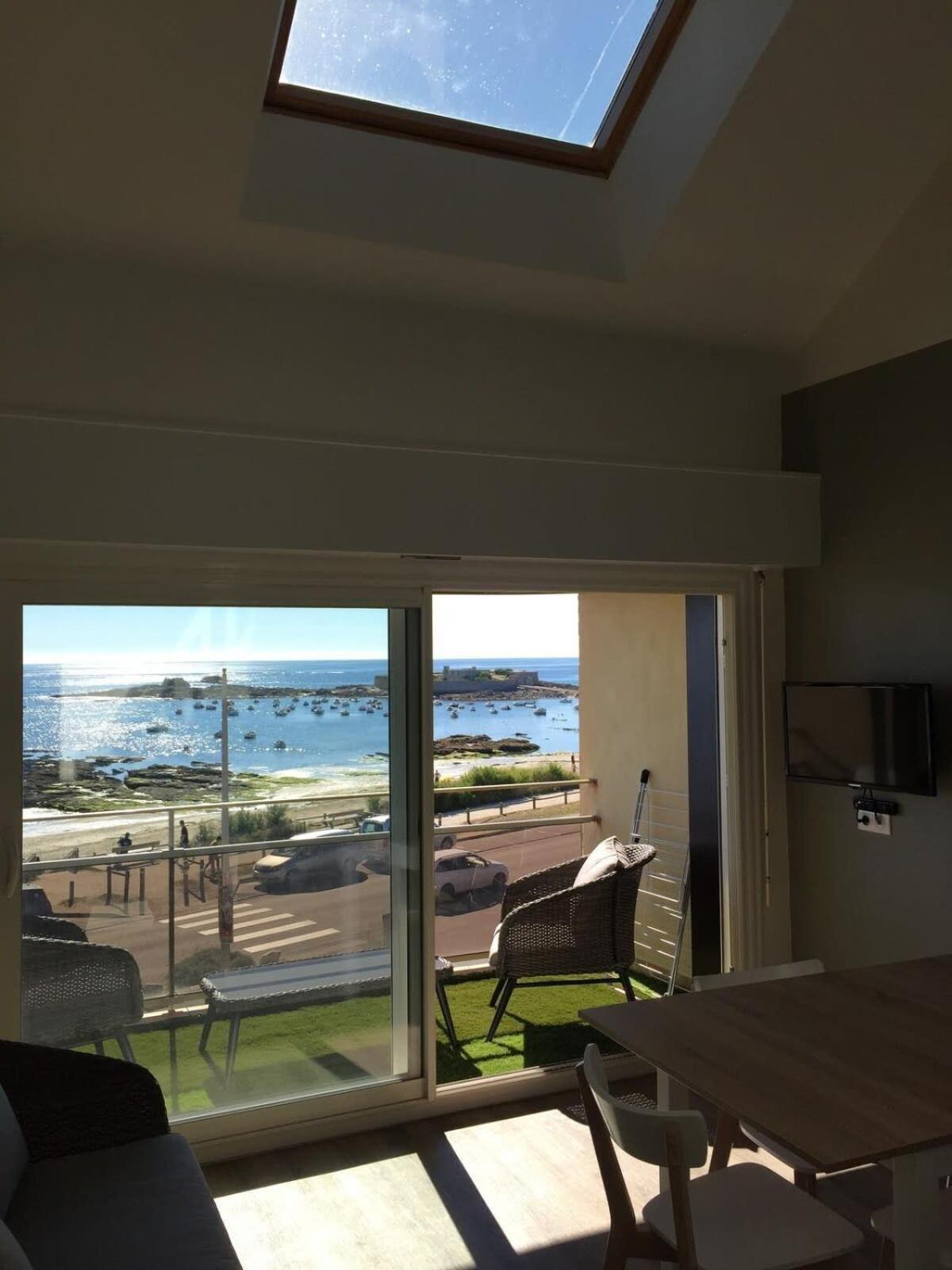 Magnifique Duplex Super Cosy Vue Mer 180 Ploemeur Esterno foto